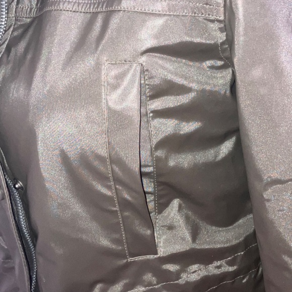 Metallic gray/brown lined coat - Picture 9 of 15